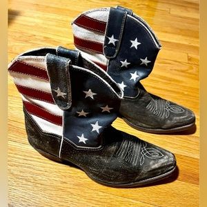 Roper American Flag Cowboy Boots